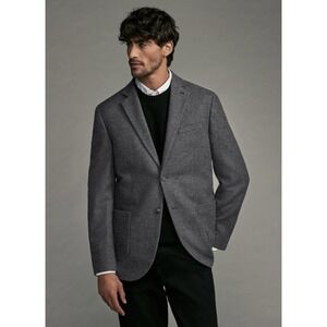 Zaharoff Mens 100% Cashmere Sport Coat Charcoal Grey 38R Nordstrom Luxury 38R